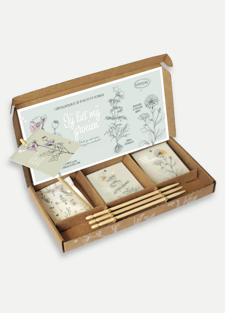 Cadeaudoosje 'Jij liet mij groeien' (juf / meester)
