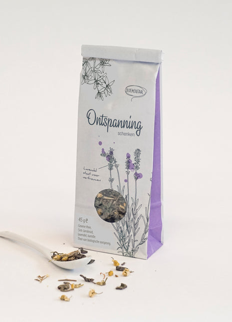 Ontspanning schenken, biologische thee