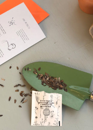 Cadeaudoosje wenskaarten met zaden Vrolijkheid